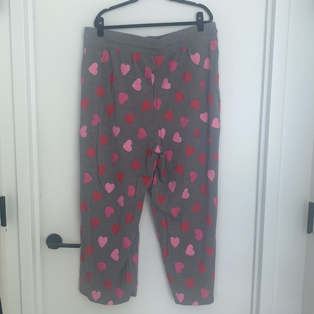 Torrid Heart Print Wide Leg Sleep Pant - Picture 5 of 6